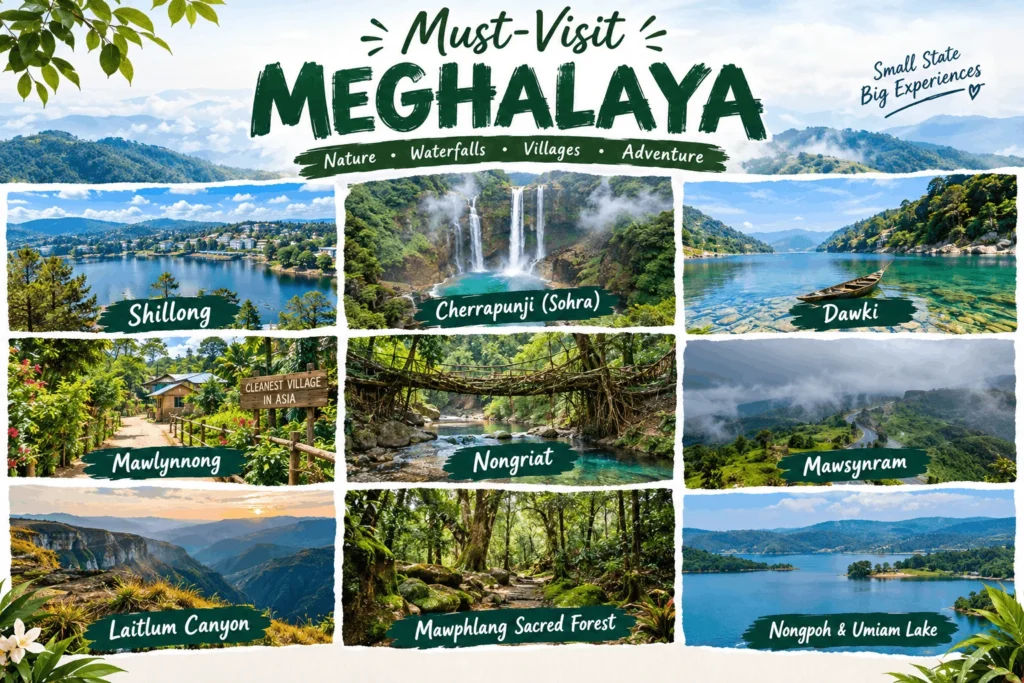 Best Places to Visit in Meghalaya