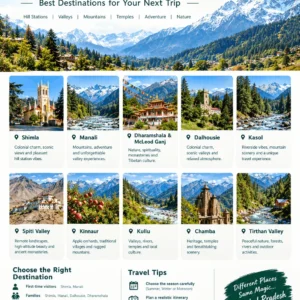 Places to Visit Himachal Pradesh | Best Destinations