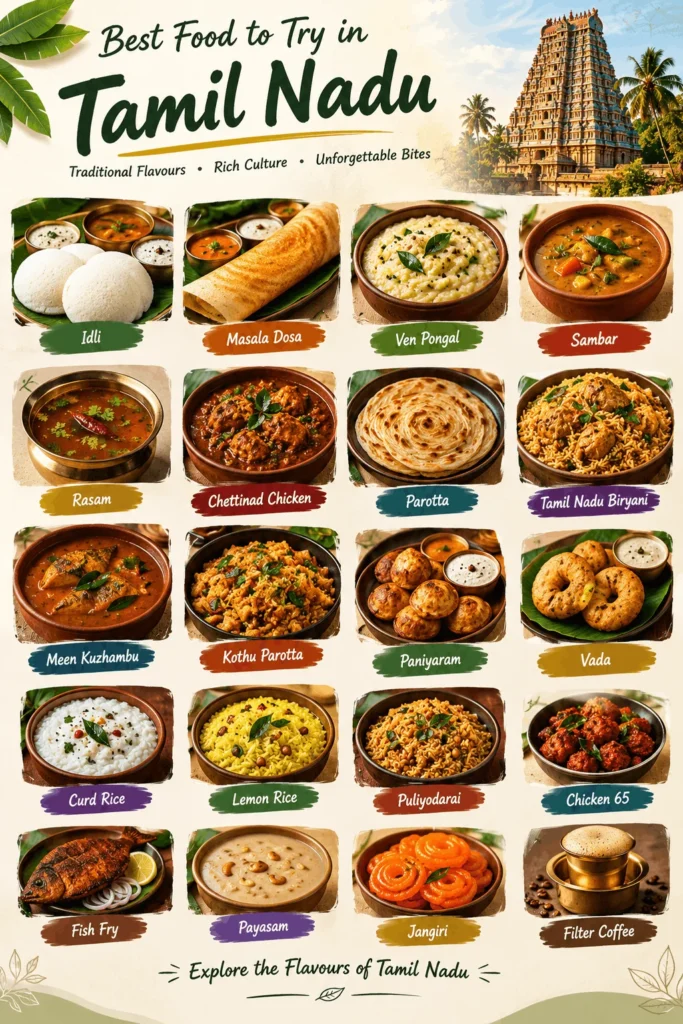 Best Food to Try in Tamil Nadu